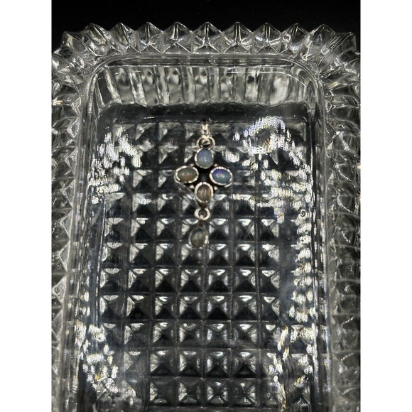 Small 1.25” Sterling Silver Ethiopian Opal Pendant - Great Gift for Child - Picture 7 of 9